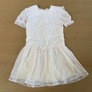 Vintage Gunne Sax Butterfly Lace Embroidered Dress